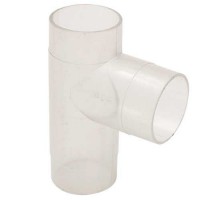 Record Power CVA250-50-105  2 Inch Clear Plastic T Fitting £9.89